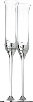 Wedgwood+Vera+Wang+Love+Knots+Flute+Set+of+2
