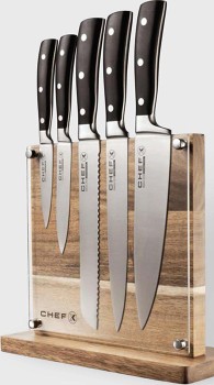 ChefX-6pc-Teilen-Knife-Block-Set on sale