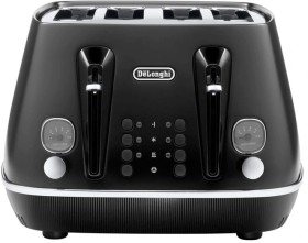 Delonghi-Distinta-Moments-4-Slice-Toaster-Sunset-Black on sale
