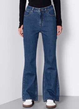 Grab-Denim-Flare-Jean on sale