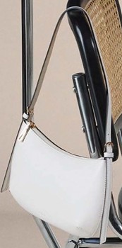 Basque-Gabriela-Shoulder-Bag-Cream-Black on sale