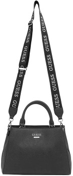 Guess-Madix-Satchel-Bag-Black on sale