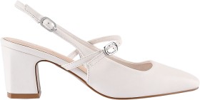 Verali+Lolita+Slingback+Block+Heel+-+Chalk