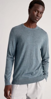 Blaq+Australian+Merino+Crew+Neck+Knit%2A+-+Bluestone