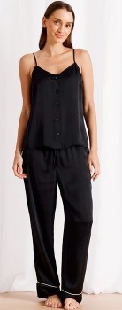 Chloe-Lola-Signature-Satin-Cami-Pant-Set-Black on sale