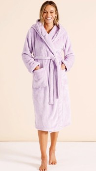 Soho+Fleece+Robe+-+Lilac