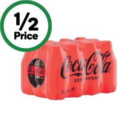 Coca-Cola-Classic-or-Zero-Sugar-Soft-Drink-Varieties-12-x-300ml on sale