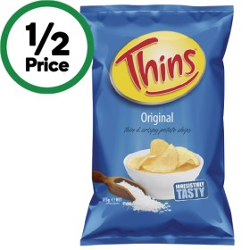 Thins+Potato+Chips+150-175g