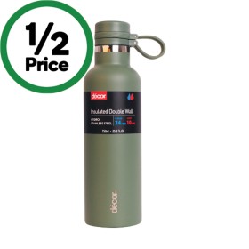 Decor+Hydro+Double+Wall+Stainless+Steel+750ml+%26ndash%3B+Assorted