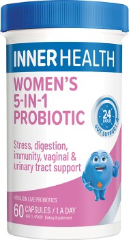 Inner-Health-Womens-5-in-1-Probiotic-60-Capsules on sale