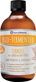 Henry-Blooms-Bio-Fermented-Turmeric-500mL on sale