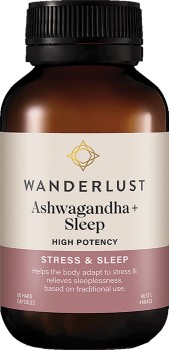 Wanderlust-Ashwagandha-Sleep-60-Capsules on sale