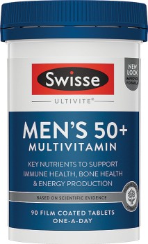 Swisse-Ultivite-Mens-50-Multivitamin-90-Tablets on sale