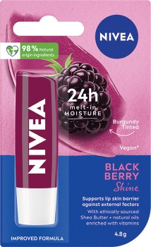 Nivea-Lip-Balm-Blackberry-Shine-48g on sale