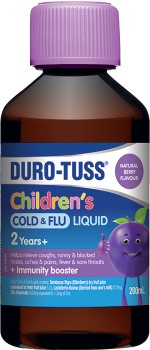 Duro-Tuss-Childrens-Cold-Flu-Liquid-200mL on sale