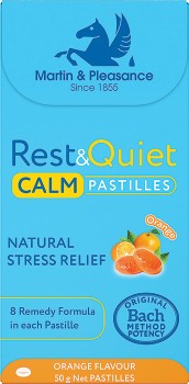 RestQuiet-Calm-Pastilles-Orange-Flavour-50g on sale
