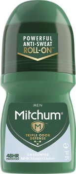 Mitchum+Antiperspirant+Unscented+Roll-On+50mL