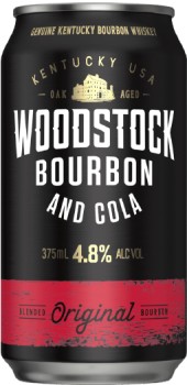 Woodstock-Bourbon-Cola-48-Cans-10-Pack-375mL on sale