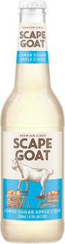 Scape-Goat-Premium-Lower-Sugar-Apple-Cider-330mL on sale