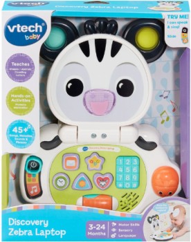 VTech-Discovery-Zebra-Laptop on sale