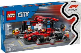 LEGO-City-F1-Pit-Stop-and-Pit-Crew-with-Ferrari-60443 on sale