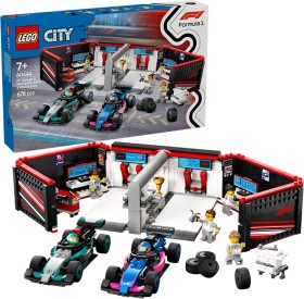 LEGO-City-F1-Garage-Mercedes-Amg-Alpine-Cars-60444 on sale