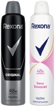 Rexona+Antiperspirant+Spray+250mL+Selected+Varieties