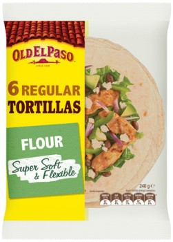 Old-El-Paso-Regular-Tortillas-Wholegrain-or-Flour-6-Pack on sale