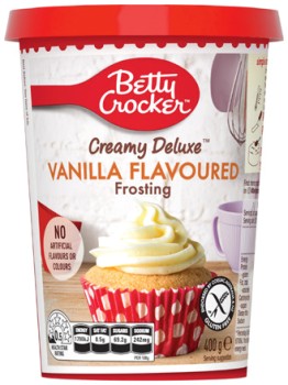 Betty-Crocker-Creamy-Deluxe-Frosting-400g-Selected-Varieties on sale