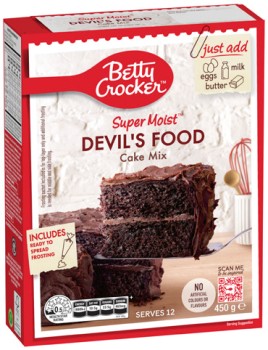 Betty+Crocker+Cake+Mix+450g+or+Cupcake+Mix+370g+Selected+Varieties