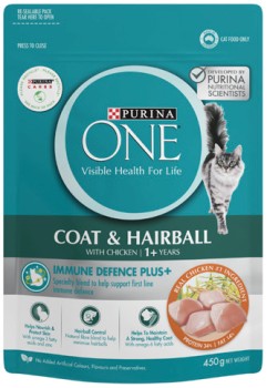 NEW+Purina+One+Dry+Cat+Food+450g+Selected+Varieties