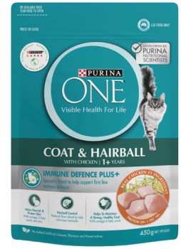 NEW+Purina+One+Dry+Cat+Food+450g+Selected+Varieties