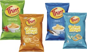 Thins-Potato-Chips-150g-175g-or-Onion-Rings-85g on sale