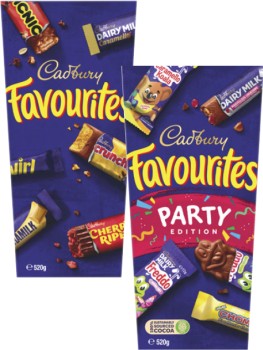 Cadbury-Favourites-520g on sale