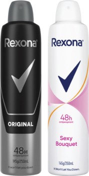 Rexona+Antiperspirant+Aerosol+Deodorant+250mL