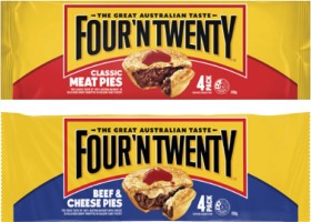 Four%26rsquo%3BN+Twenty+Traditional+Beef+Pies+4+Pack+700g