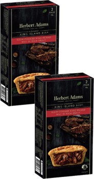 Herbert-Adams-Slow-Cooked-Beef-Pies-2-Pack-400g-420g on sale