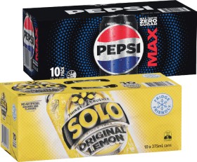 Pepsi-Solo-or-Schweppes-10x375mL-Selected-Varieties on sale