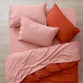 Olsen-LinenCotton-Sheet-Set-Brick on sale