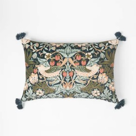 Strawberry-Thief-Cushion-Indigo on sale