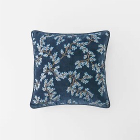 Prue-Velvet-Cushion-Indigo on sale