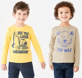 Long-Sleeve-Print-T-Shirt on sale