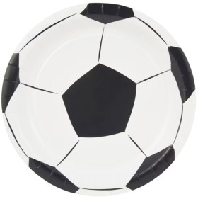 16+Piece+Soccer+Ball+Paper+Plates