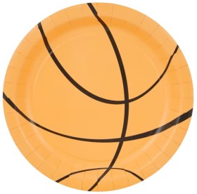 16+Piece+Basketball+Paper+Plates