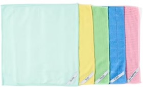 5+Pack+Microfibre+Cleaning+Cloths+-+Bright