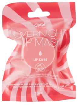 OXX+Skincare+Lip+Care+Overnight+Lip+Mask+20ml+-+Watermelon+and+Grapefruit+Scented