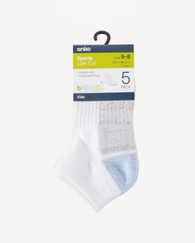 5+Pack+Low+Cut+Sports+Socks