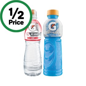Gatorade-Sports-Drink-or-G-Active-Flavoured-Water-600ml on sale