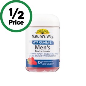 Natures-Way-Vita-Gummies-Mens-Multivitamin-Pk-100 on sale