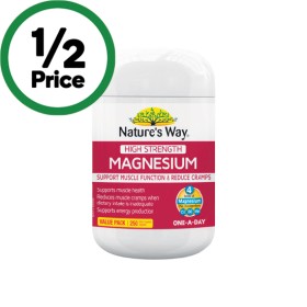 Natures-Way-High-Strength-Magnesium-Tablets-Pk-250 on sale